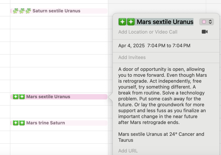 screenshot - seasons of astrology